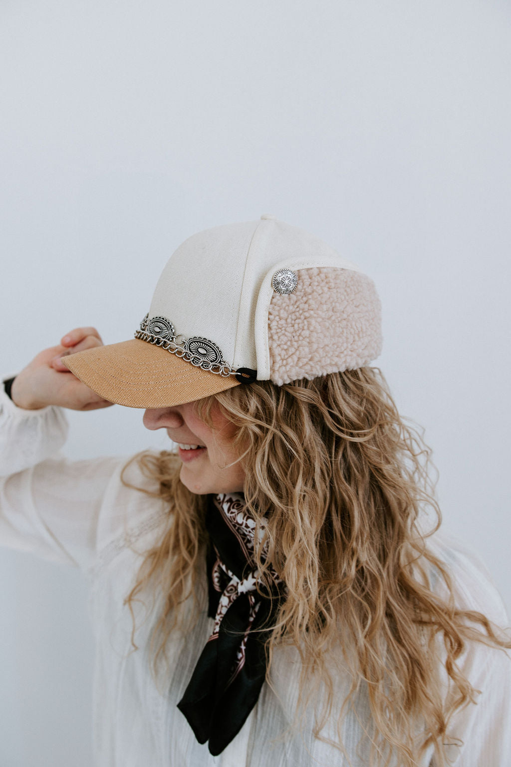 Prairie Pearl Earflap Trapper Hat