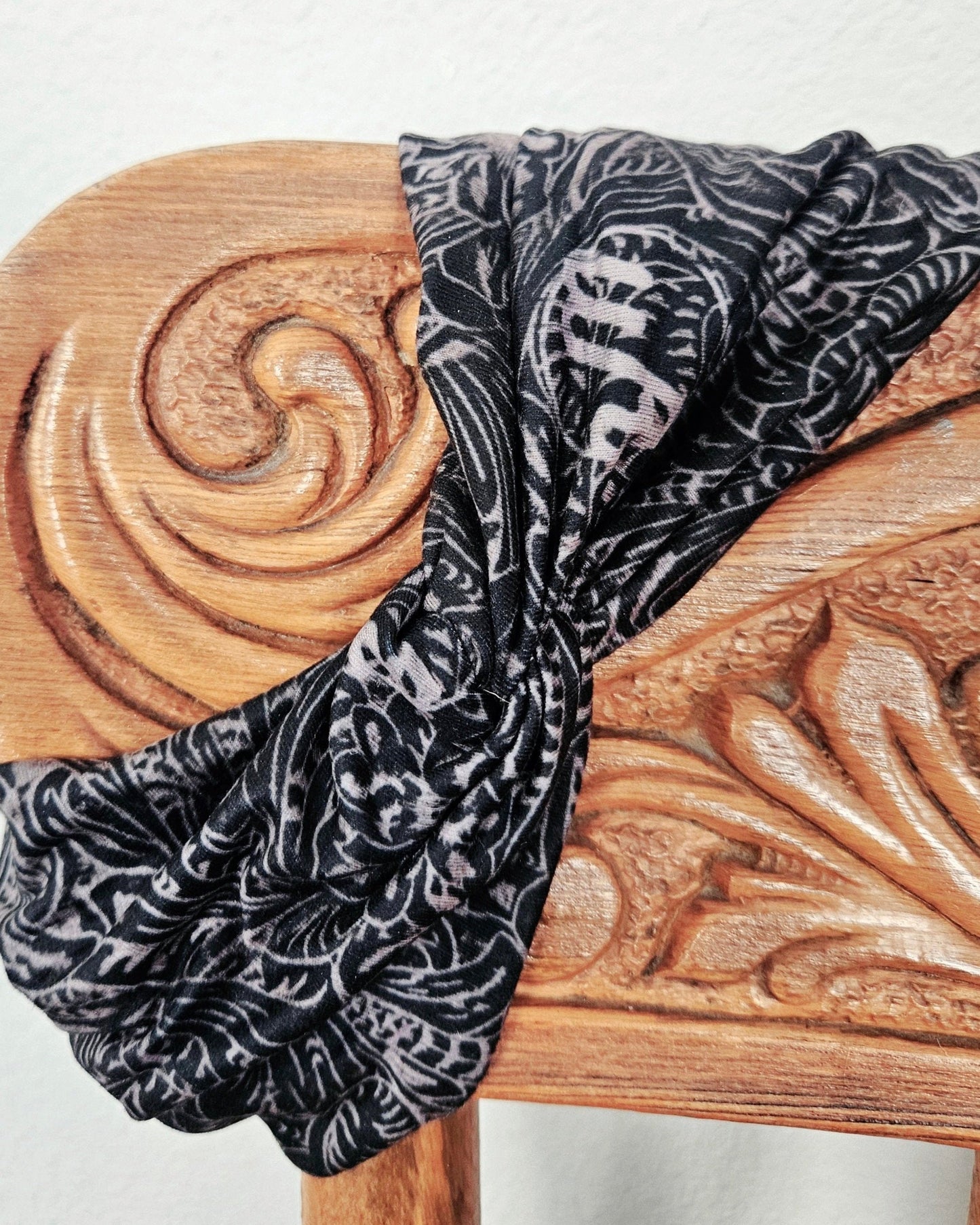 Midnight Tooled Headband