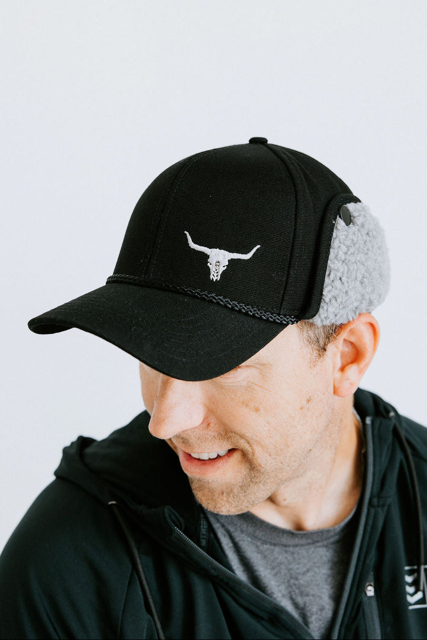 MEN'S Black Ironwood-Trapper Hat