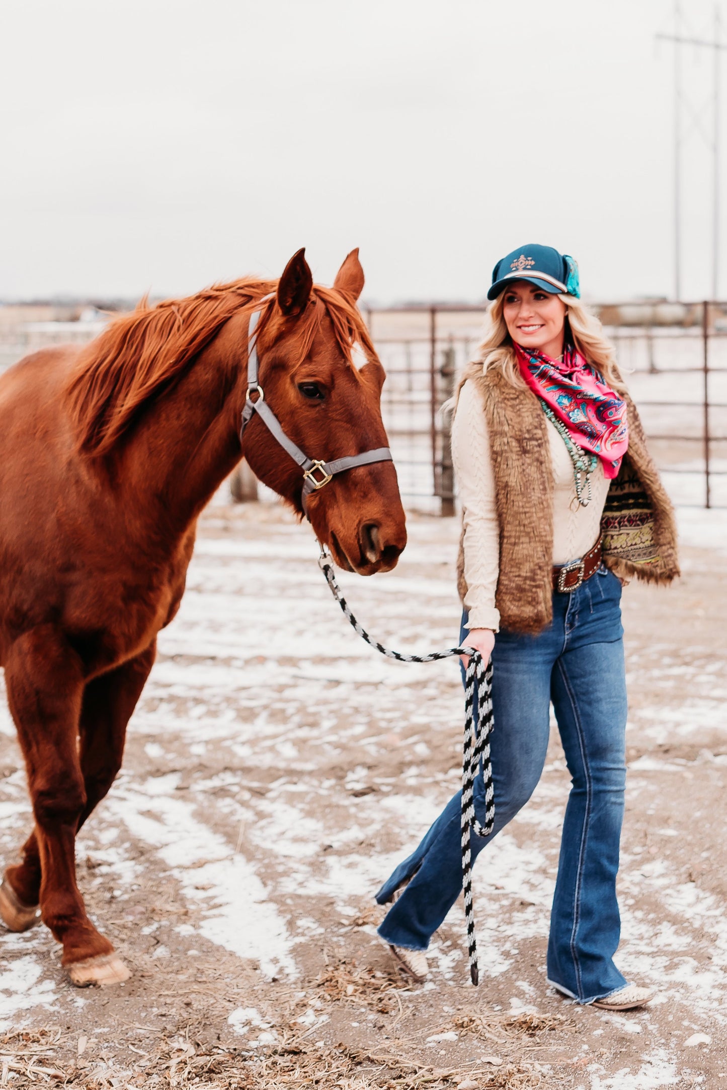Blue Range Earflap Hat