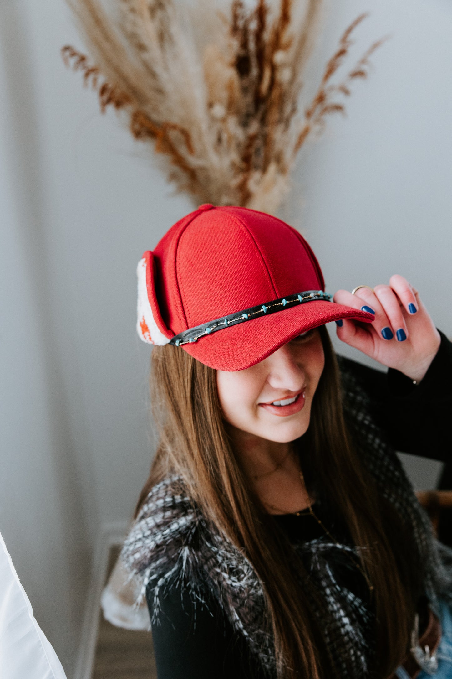 Burgundy Belle Earflap Hat