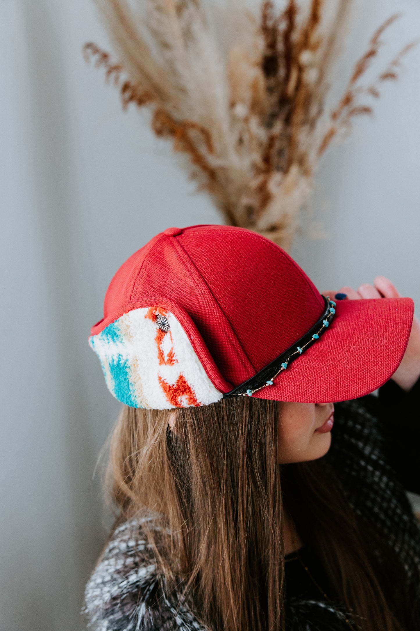 Burgundy Belle Earflap Hat