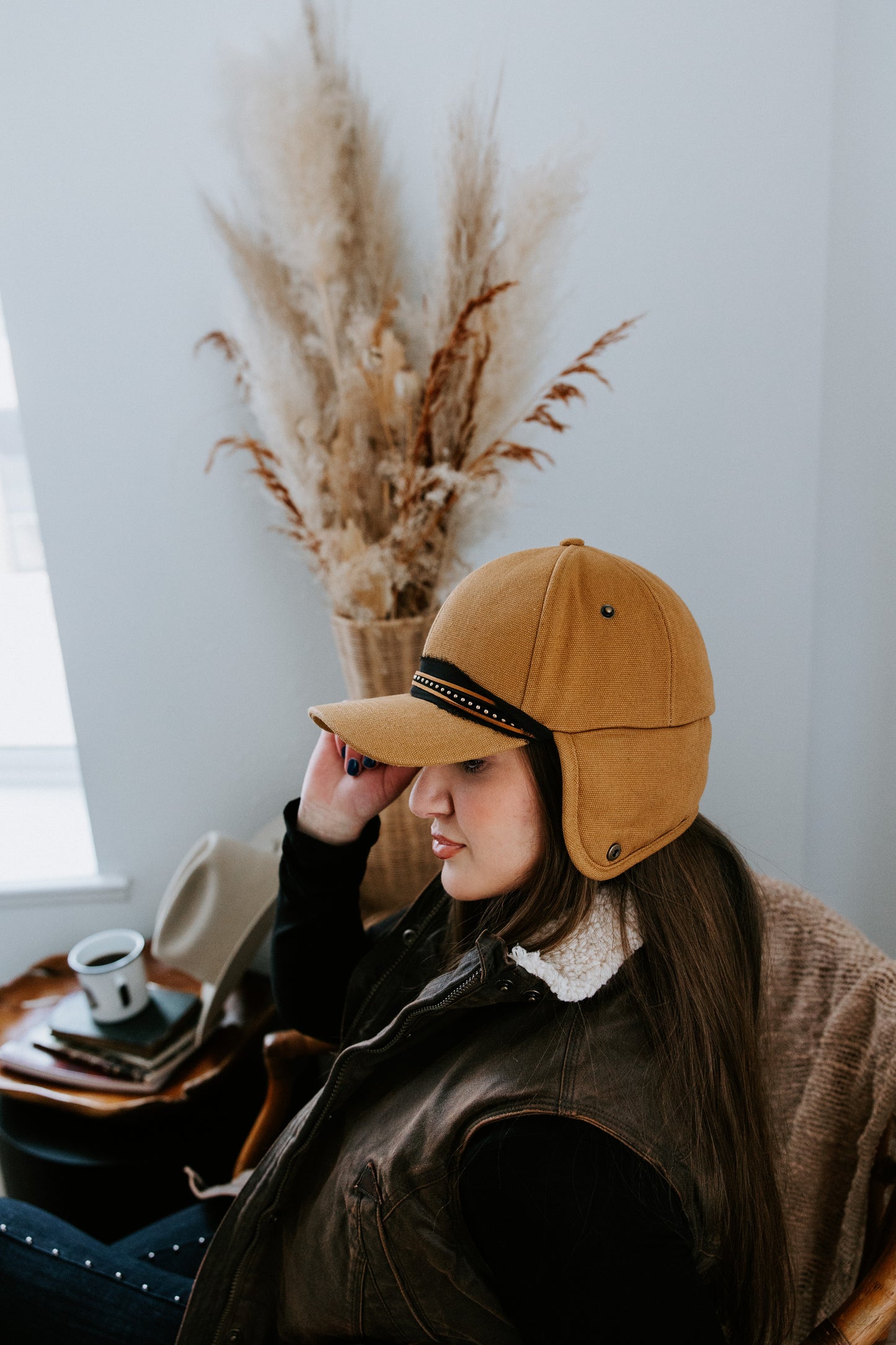 The Chestnut Ridge Earflap Hat