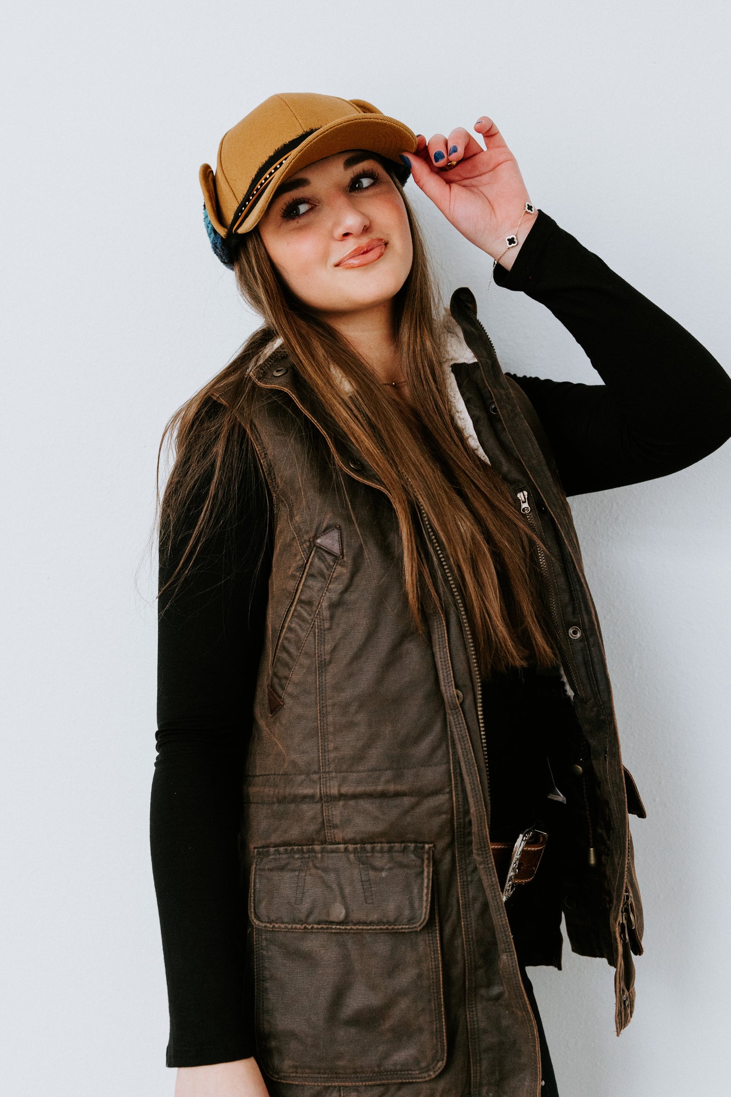 The Chestnut Ridge Earflap Hat