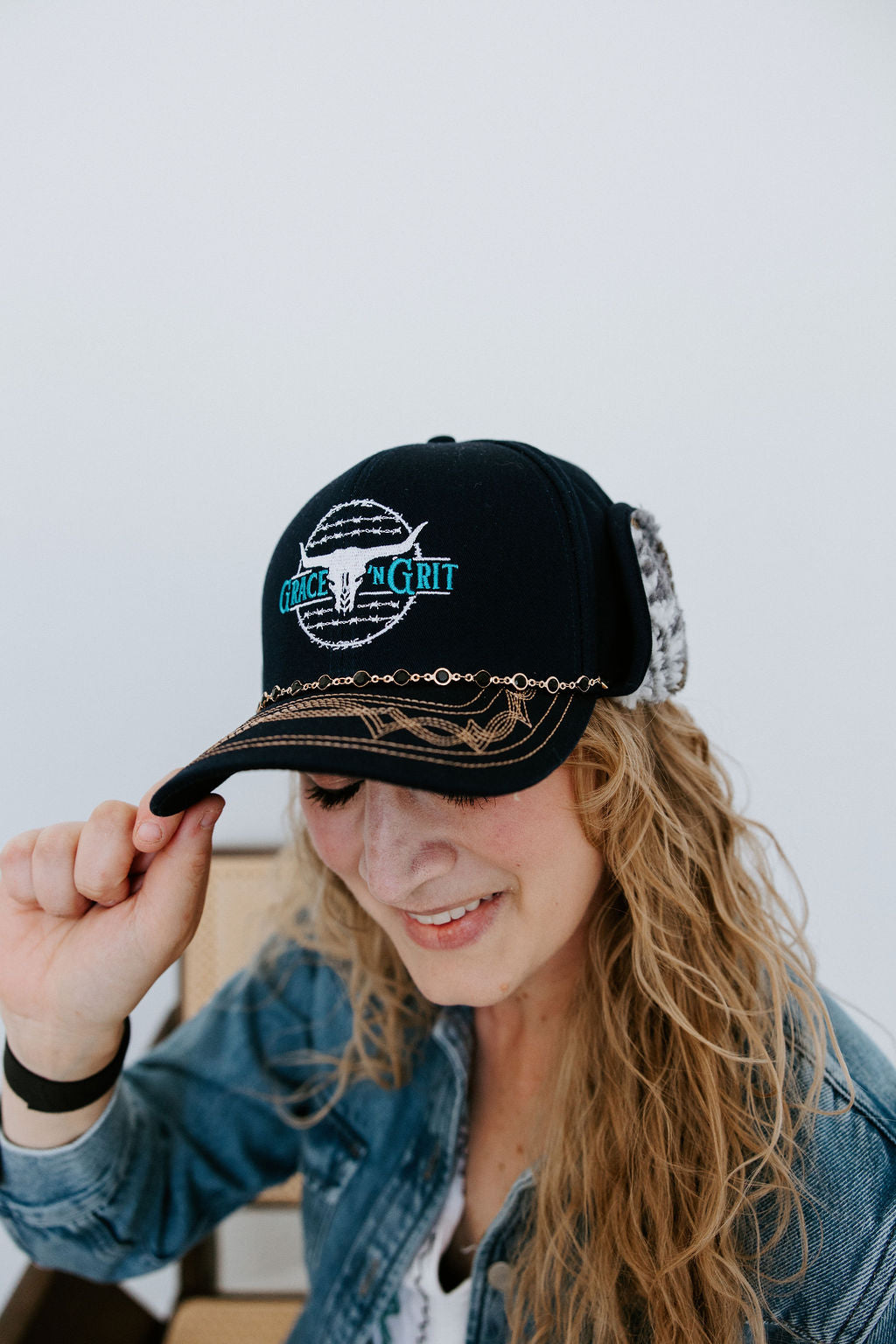 Midnight Navy Earflap Trapper Hat