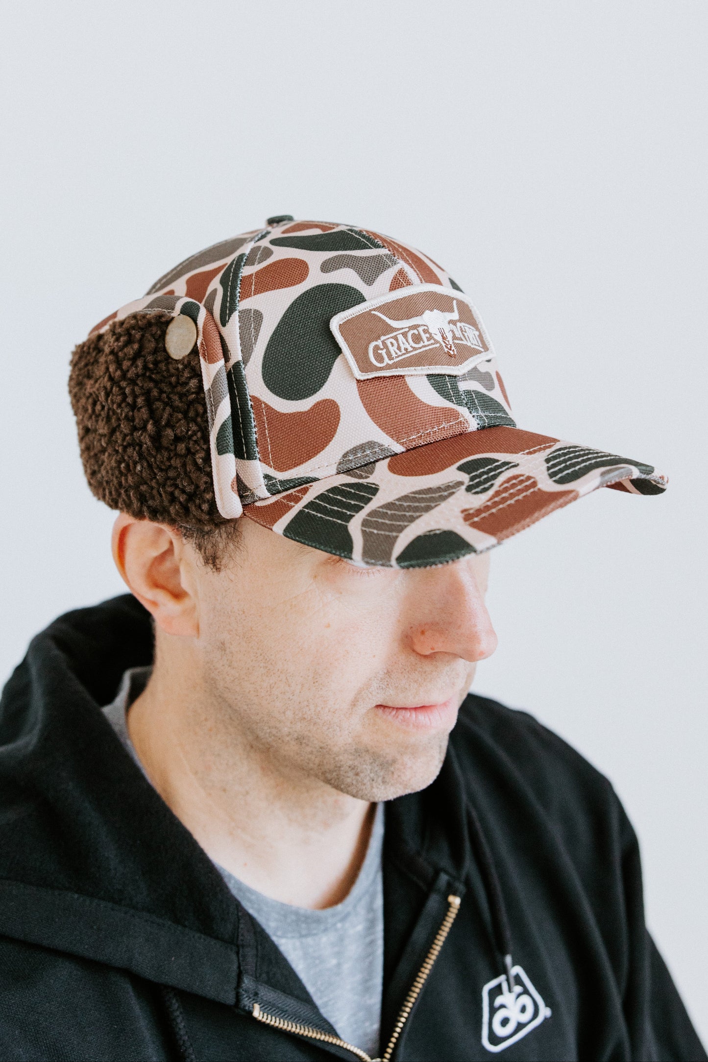 Back Forty Camo Trapper Hat- PRE-ORDER